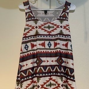 Forever 21 Aztec Print Tank